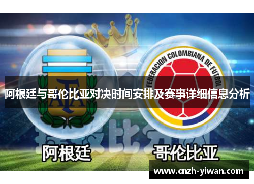阿根廷与哥伦比亚对决时间安排及赛事详细信息分析